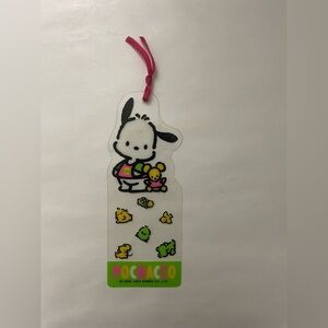 Vintage 1989,1993 sanrio pochacco clear bookmark